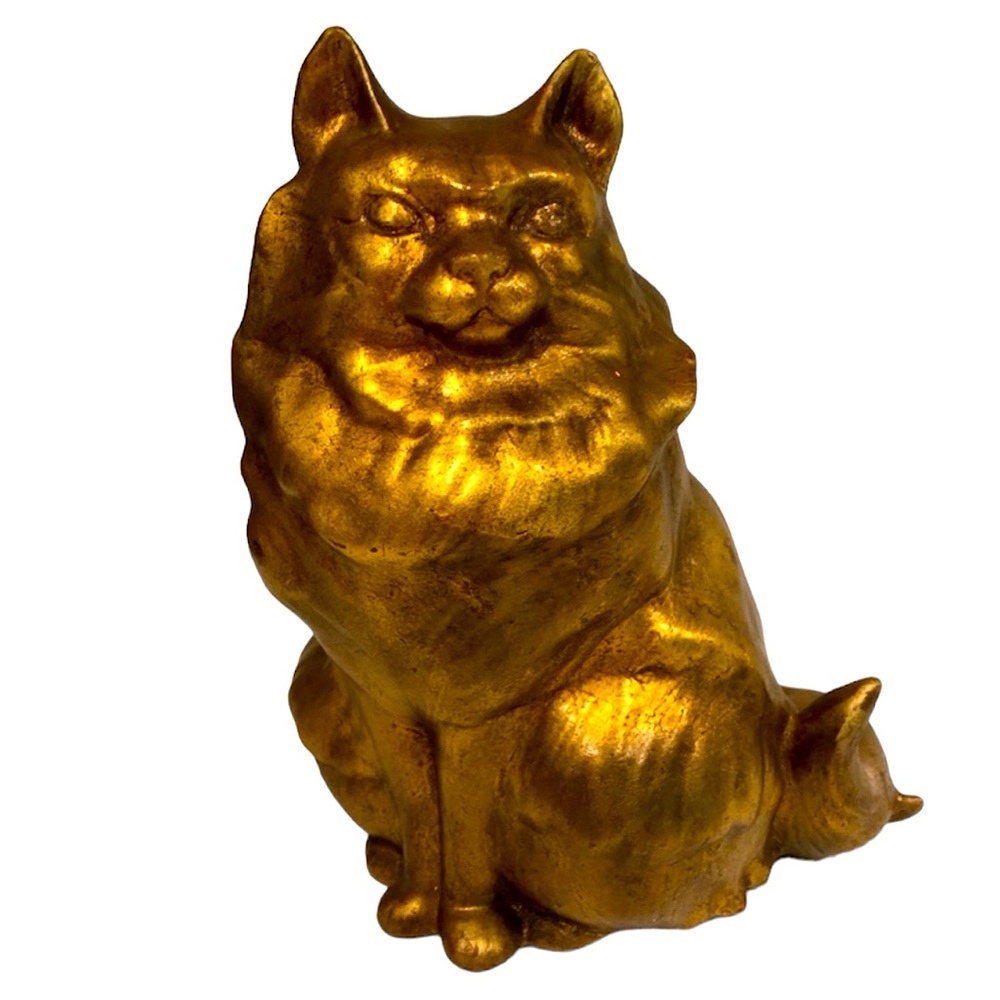 VINTAGE ANTHONY FREEMAN McFARLIN Signed "Persian Cat" #175 CAT FIGURINE